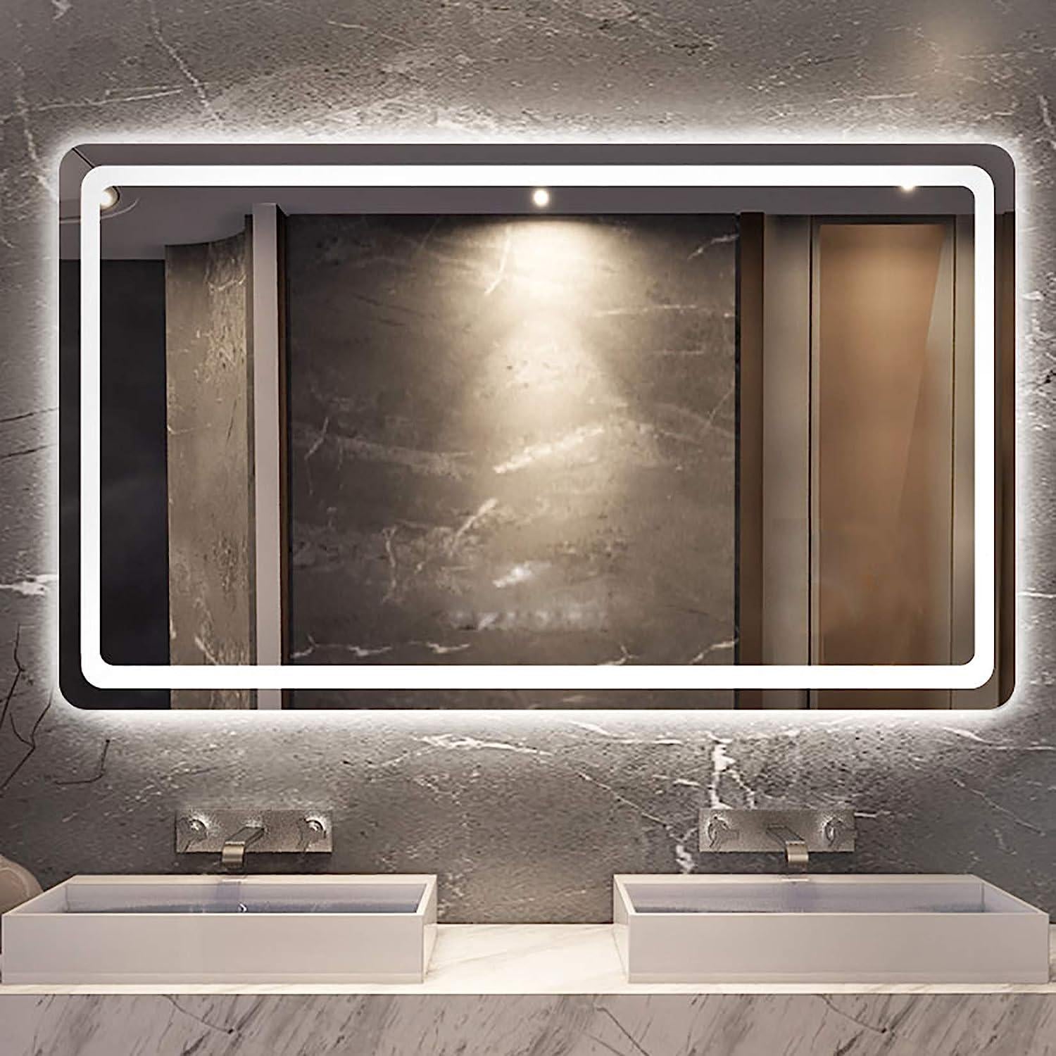 Зеркало Dim Dzerkal FODO с LED-подсветкой 50х70 см (7857)