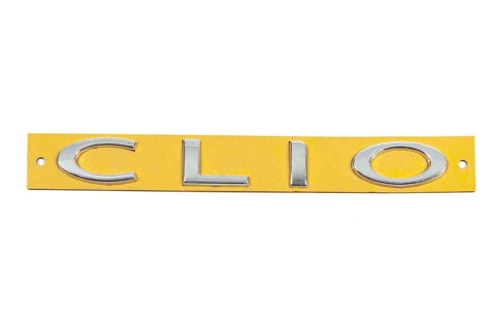Надпись Clio 7701208978 Davs Auto для Renault Clio III 2005-2012 гг. abs-пластик Хром