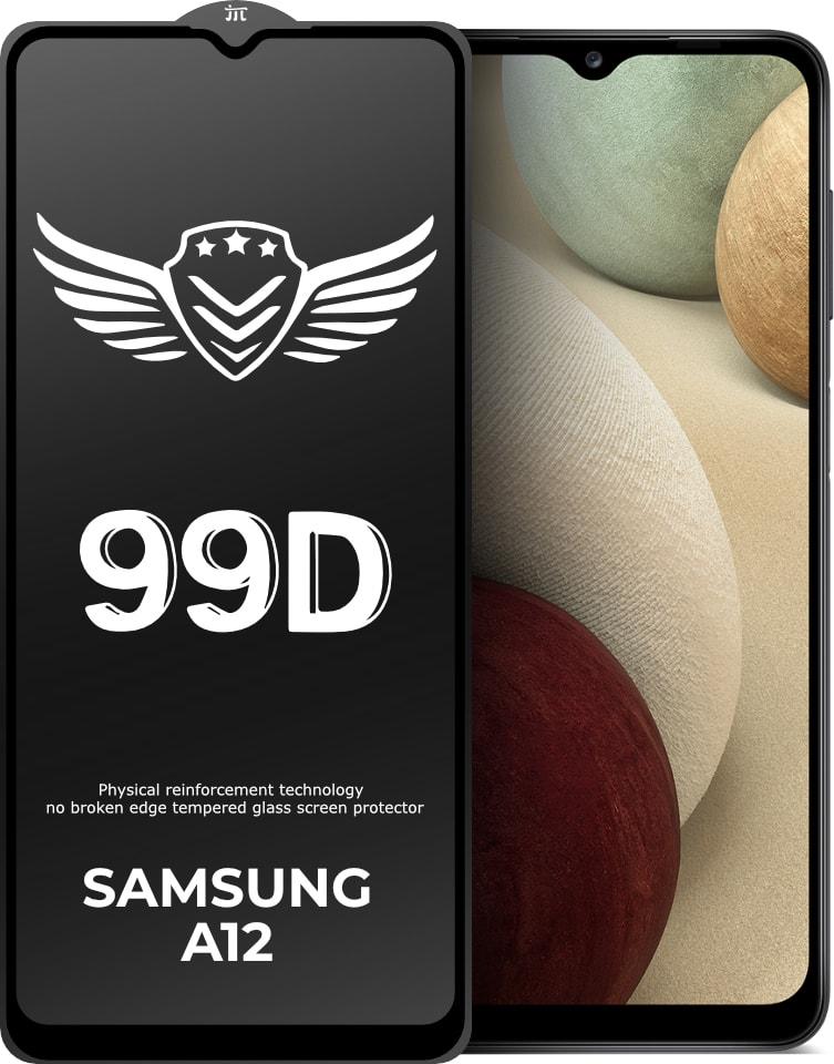 Стекло защитное FlyGuard Samsung Galaxy A12 A125 Full Glue (31287)