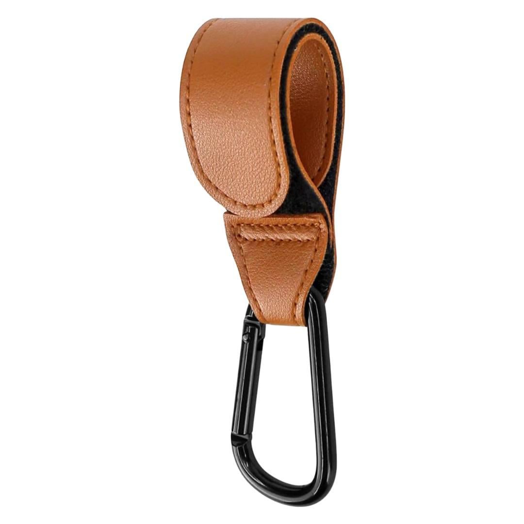 Гачок з карабіном Bodasan для дитячого візочка чи коляски Коричневий (E4454)