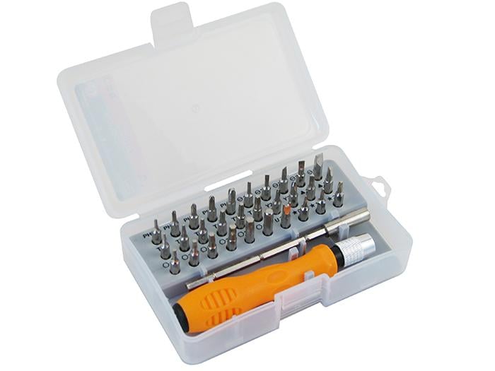 Отвертка прецизионная 7389C с набором насадок 32 шт. (24603)