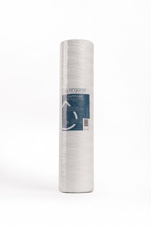 Картридж Organic Big Blue 20" 20" мКм нитчастий для механічного очищення води (ORG-DMSW20BB20)