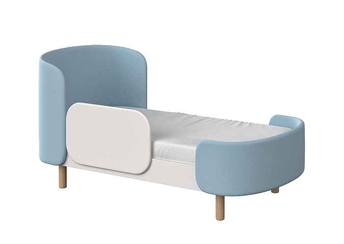 Кроватка-трансформер soft от 0-7 лет Голубой (Lamon1011)
