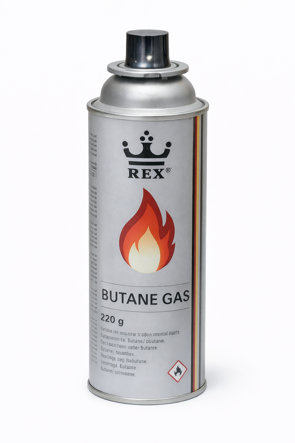 Балон газовий REX Camping бутановий цанговий 220 г 1 шт.