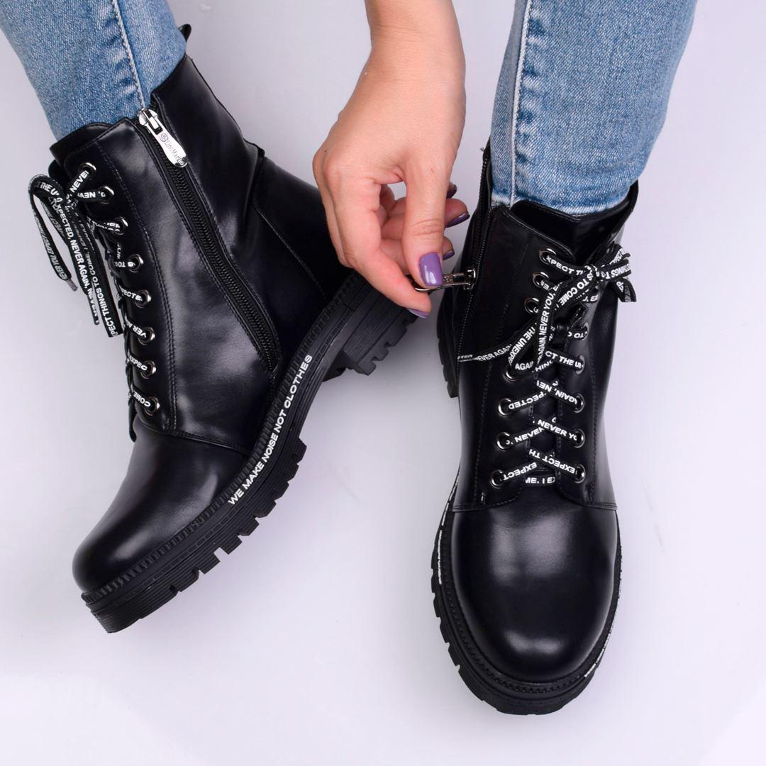 Ботинки женские на шнуровке 333652 р. 40 26 см