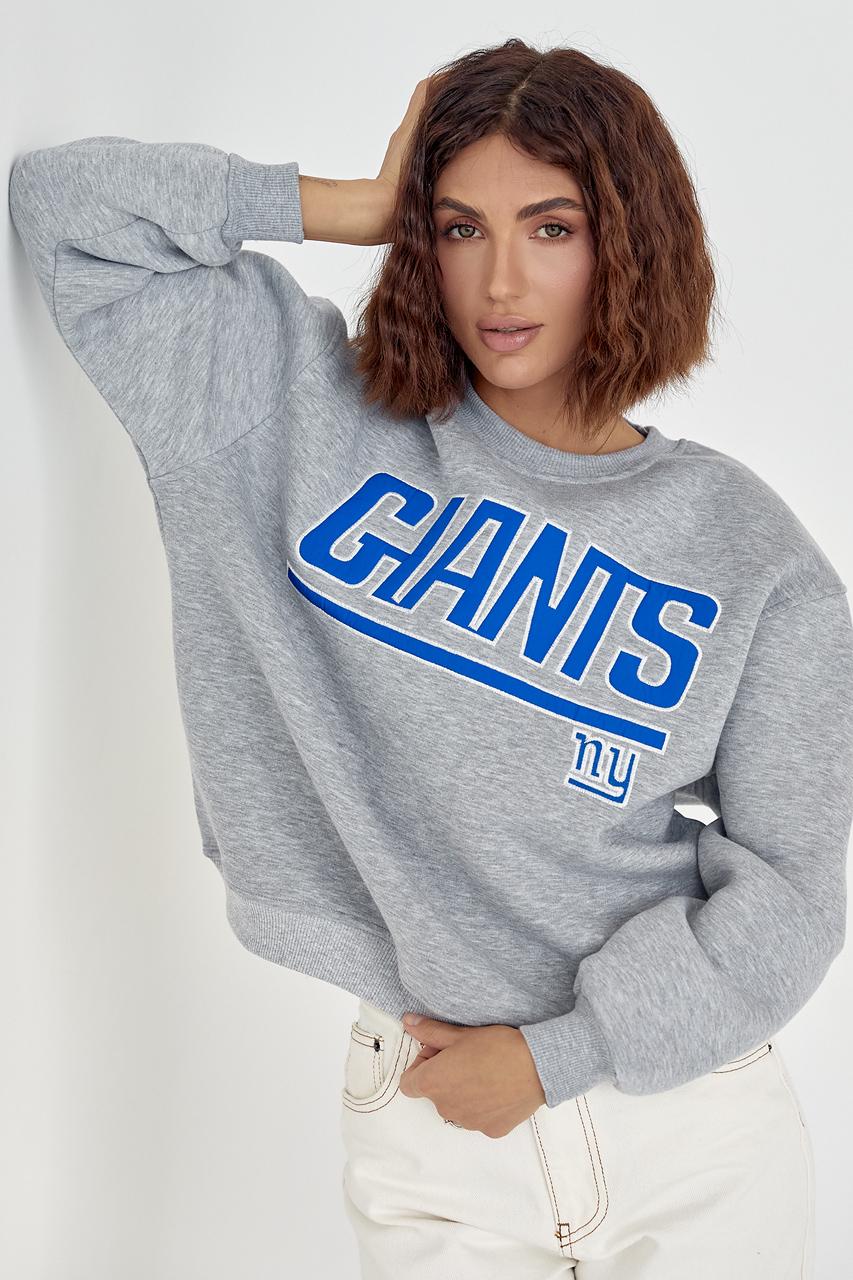 Свитшот женский "Giants" S Серый (12489577)