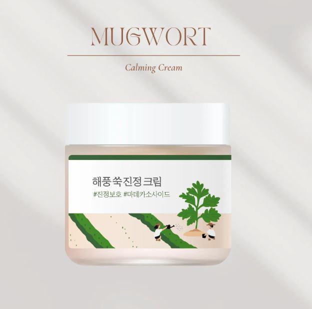 Крем заспокійливий Round Lab MUGWORT Calming Cream з морським полином 80 мл - фото 3