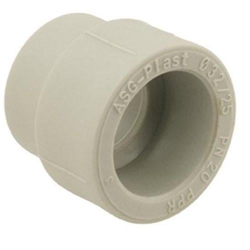 Переходник-редукция ASG PPR ВВ 63x40 мм (1418131153) Переходник-редукция ASG PPR ВВ 63x40 мм (1418131153)