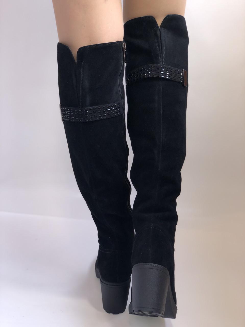 Ботфорти жіночі зимові Molka р. 39 25,0 см Чорний (2357) - фото 5 Ботфорти жіночі зимові Molka р. 39 25,0 см Чорний (2357) - фото 5