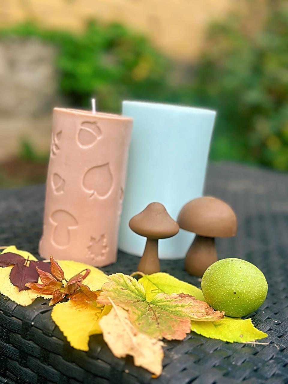 Молд для свічок та мила Циліндр осінь (15420168) - фото 8