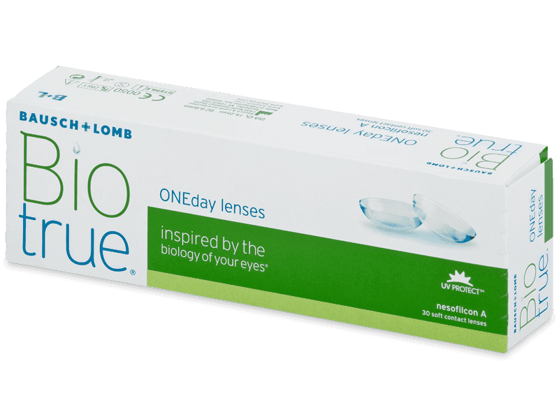 Контактные линзы Bausch&Lomb Biotrue ONEday однодневные +5 30 шт.