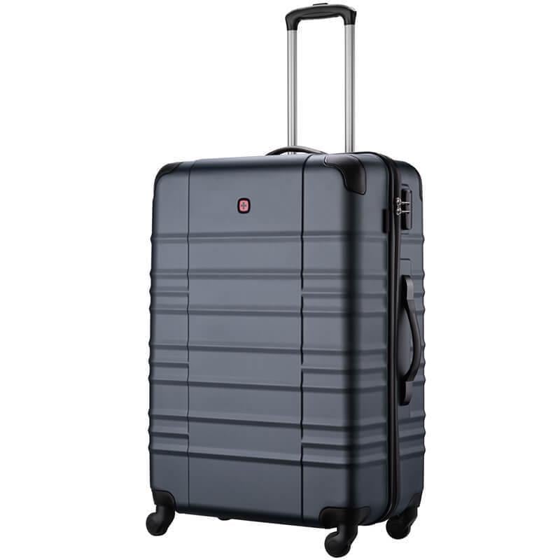 Чемодан Wenger Amplar пластик 4 колеса 94 л Синий (653141)
