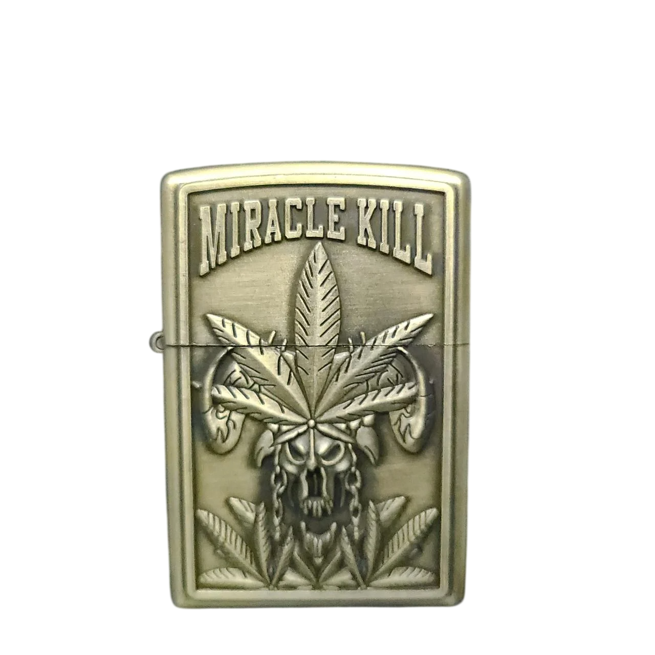 Бензиновая зажигалка ZIPPO кремниевая Каннабис Черепа 2-142 3 (2092768417)