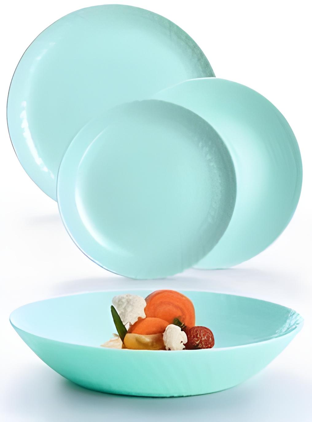 Сервиз Luminarc PAMPILLE TURQUOISE 18 шт. (UG-Q6154) Сервиз Luminarc PAMPILLE TURQUOISE 18 шт. (UG-Q6154)