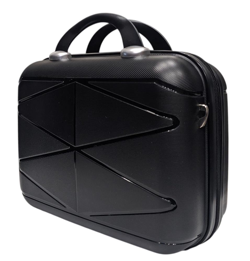 Бьюти-кейс ручная кладь Madisson Snowball 51304 полипропилен XS Черный - фото 1