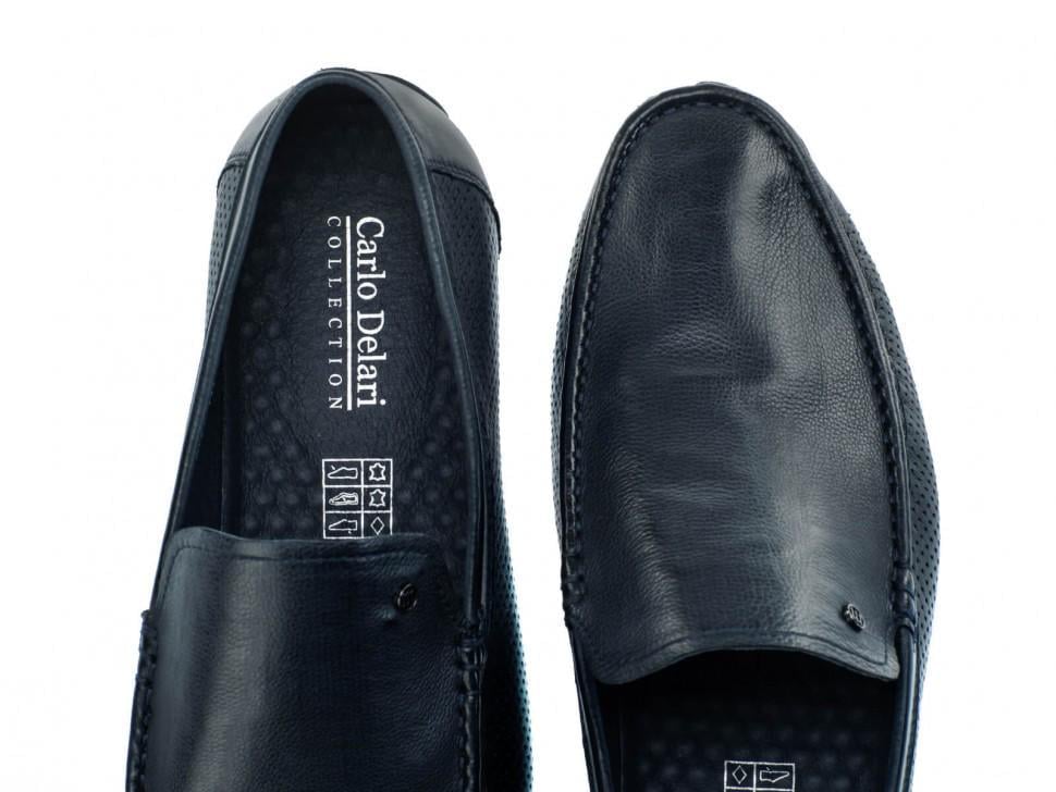 Мокасины Carlo Delari 7191134 р. 42 Темно-синий (18588) - фото 4 Мокасины Carlo Delari 7191134 р. 42 Темно-синий (18588) - фото 4