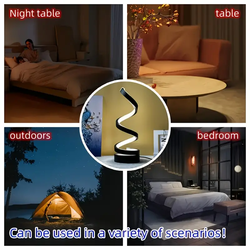 Лампа-светильник спиральная светодиодная настольная (2531739091) - фото 10 Лампа-светильник спиральная светодиодная настольная (2531739091) - фото 10