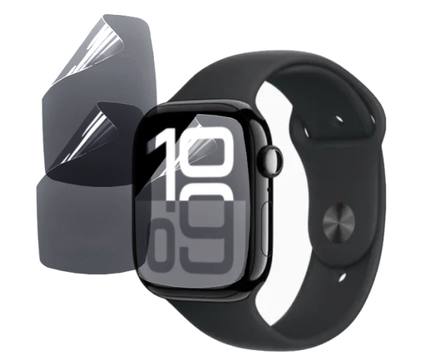 Пленка противоударная гидрогелевая Hydrogel Film для Apple Watch 46 мм Series 10 6 шт. Transparent