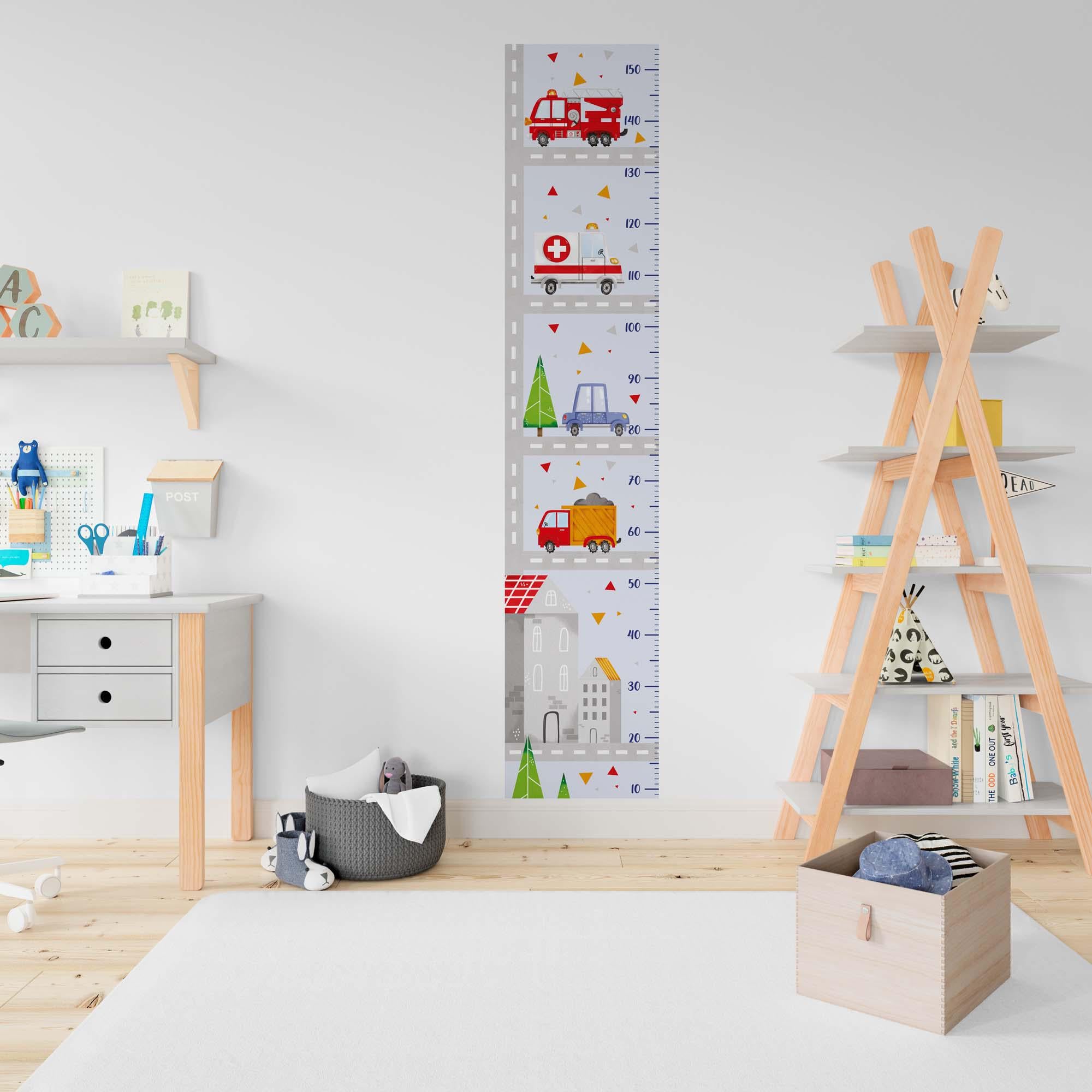 Ростомер детский Lipastick с машинками 30x155 см (7100520221)