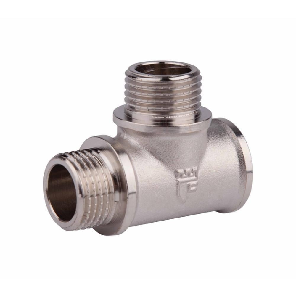 Тройник Thermo Alliance Forte 1/2" ВЗЗ никелированный (SF36515)