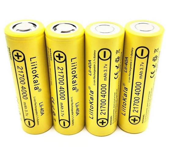 Акумулятор високострумовий LiitoKala lii-40A 21700 Li-Ion 4000 mAh 20A (12202252) - фото 6