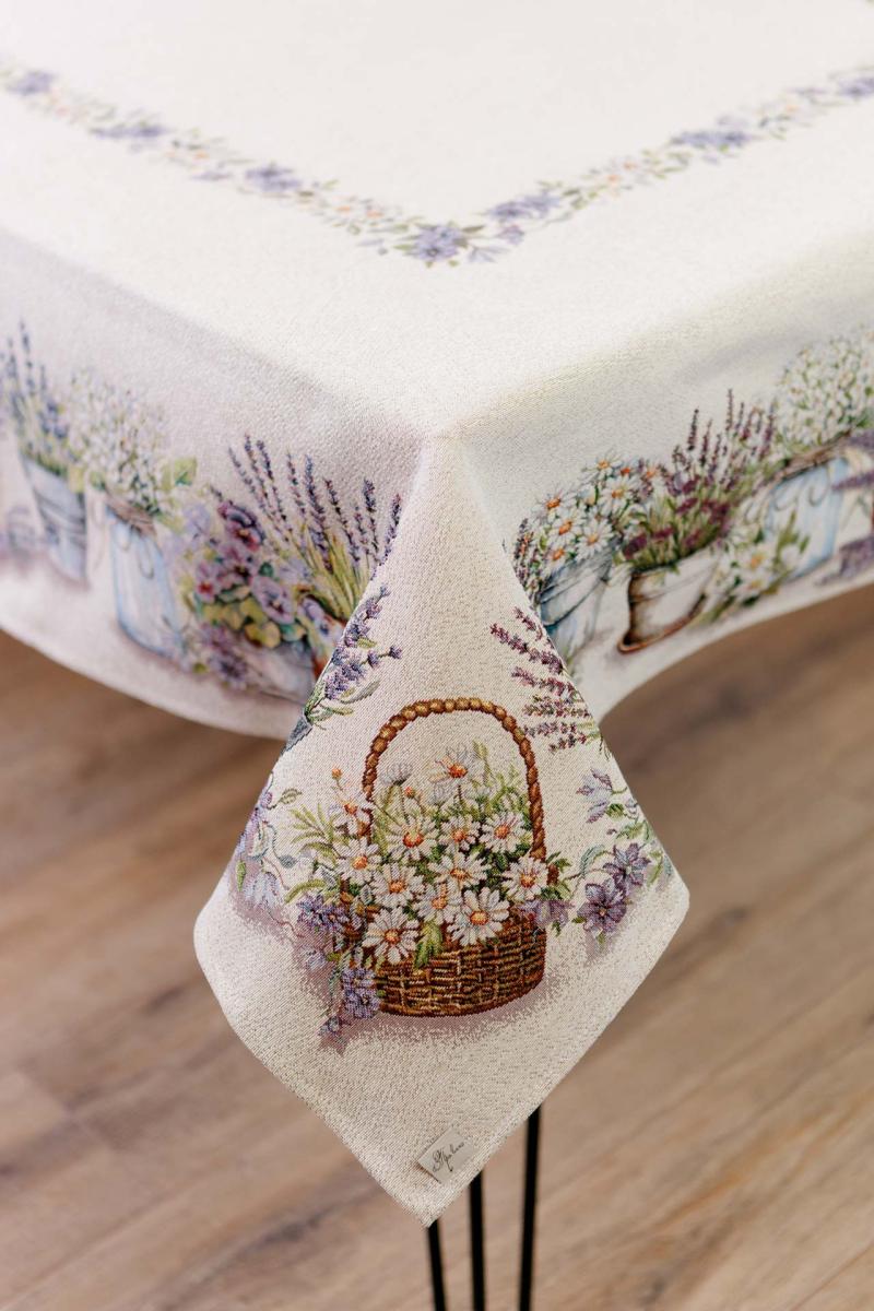Скатертина для столу гобеленова 135х180 см (039114)