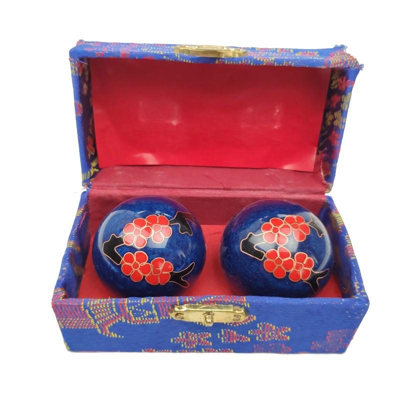 Шарики здоровья музыкальные Сакура 4,5 см Синий (C0357a)