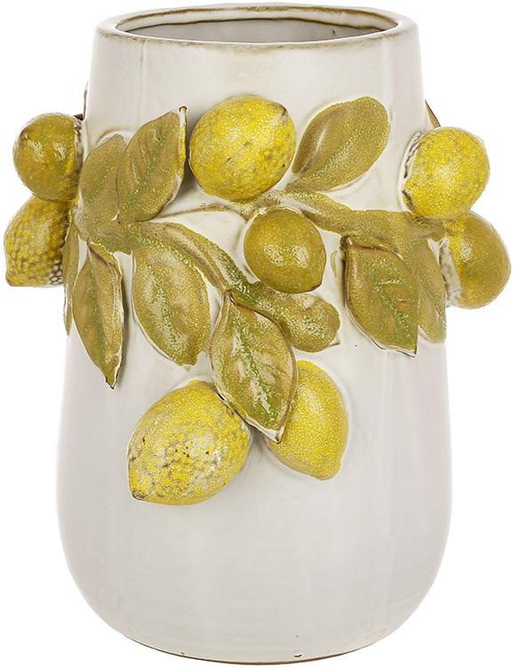 Ваза керамическая Lemon 21 см