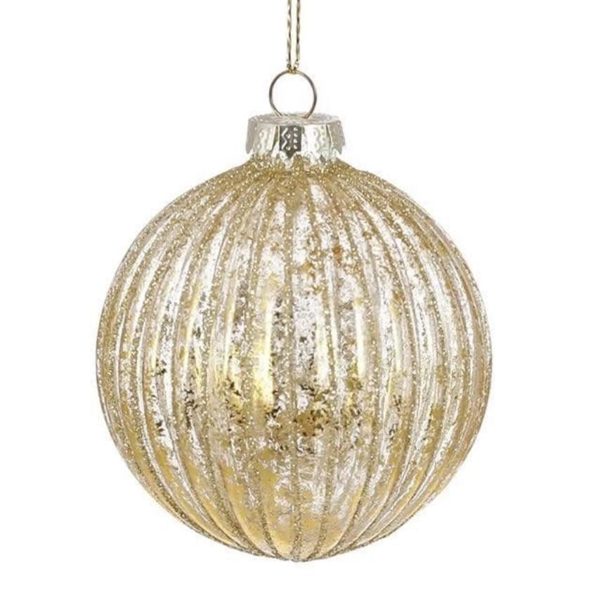 Набор стеклянных шариков 8 см 6 шт. (12581)