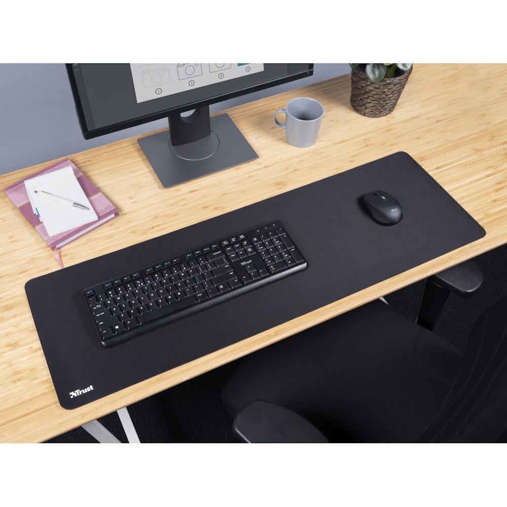 Килимок для миші Trust Mouse Pad XXL 930х300х3 мм Black (24194) - фото 4