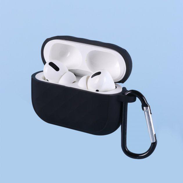 Чехол силиконовый 5 в 1 DS Case для Apple AirPods Pro Black (343753235) - фото 4