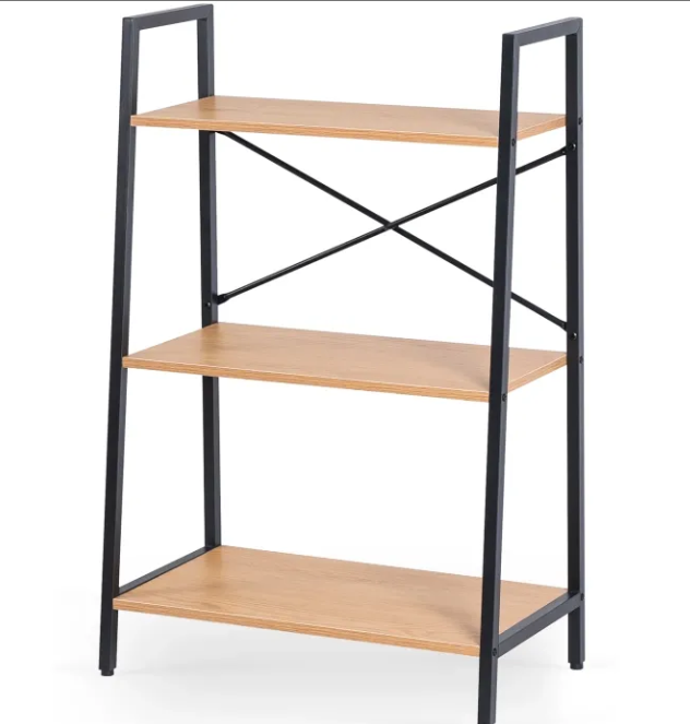 Стеллаж Mebel Elite VIOR Лофт 97х64х31 см Дуб/Черный (MEVIORDCZREG)