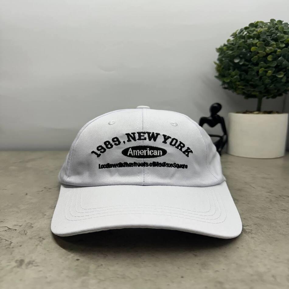 Кепка-бейсболка летняя New York OS Белый (00206) - фото 4 Кепка-бейсболка летняя New York OS Белый (00206) - фото 4