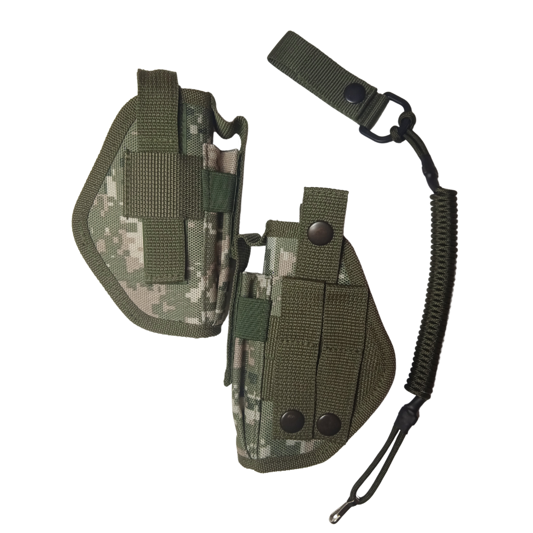 Комплект кобур для ПМ Волмас з системою кріплення Molle/кишенею для магазина/тренчиком шнуром страхувальним Піксель (9020)