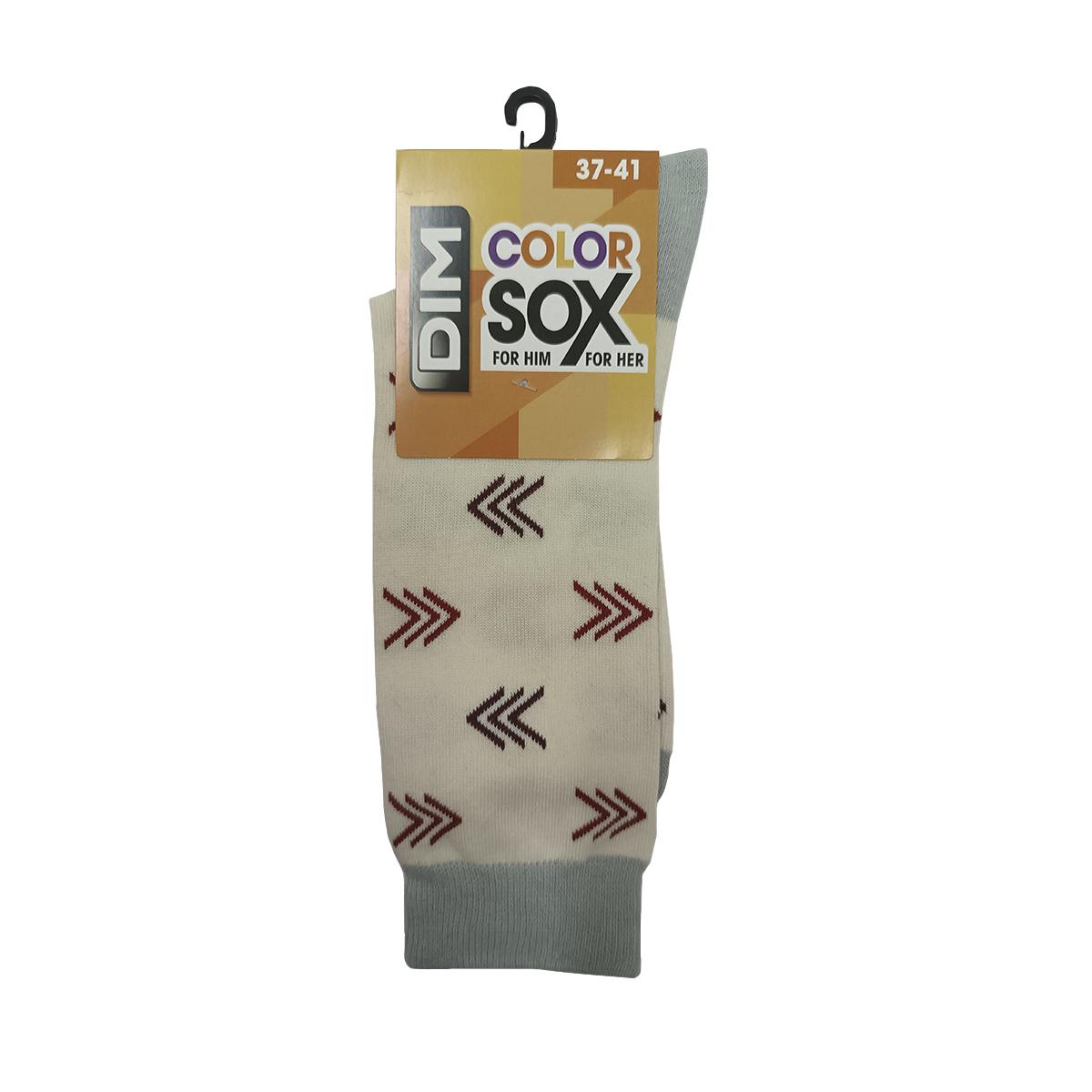 Носки DIM Color sox fleches ivoire 2