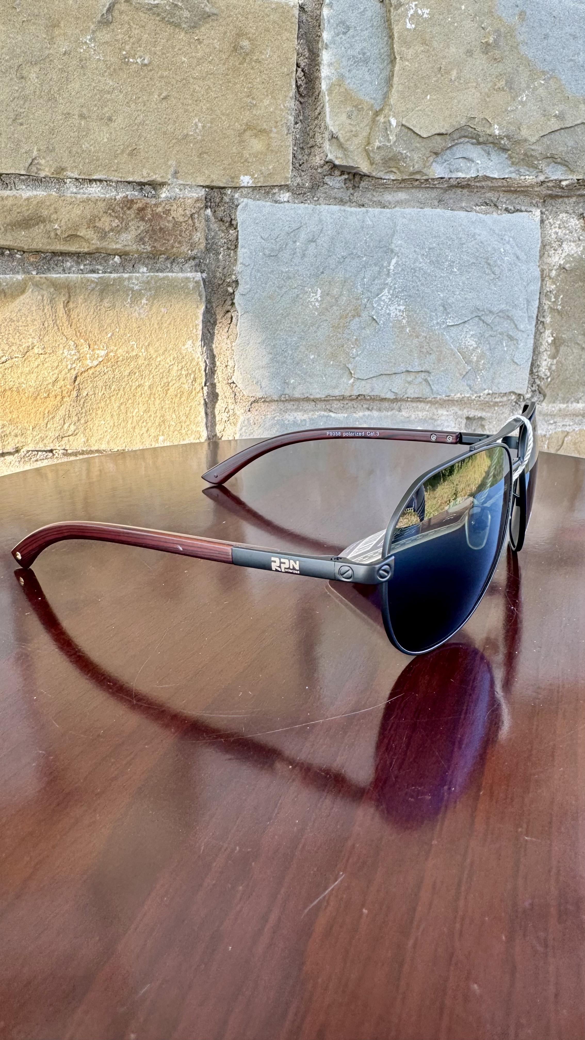 Сонцезахисні окуляри чоловічі Polaroid 2025 Aviator UV400 поляризаційні антиблікові Smoke (ed58d38e) - фото 7