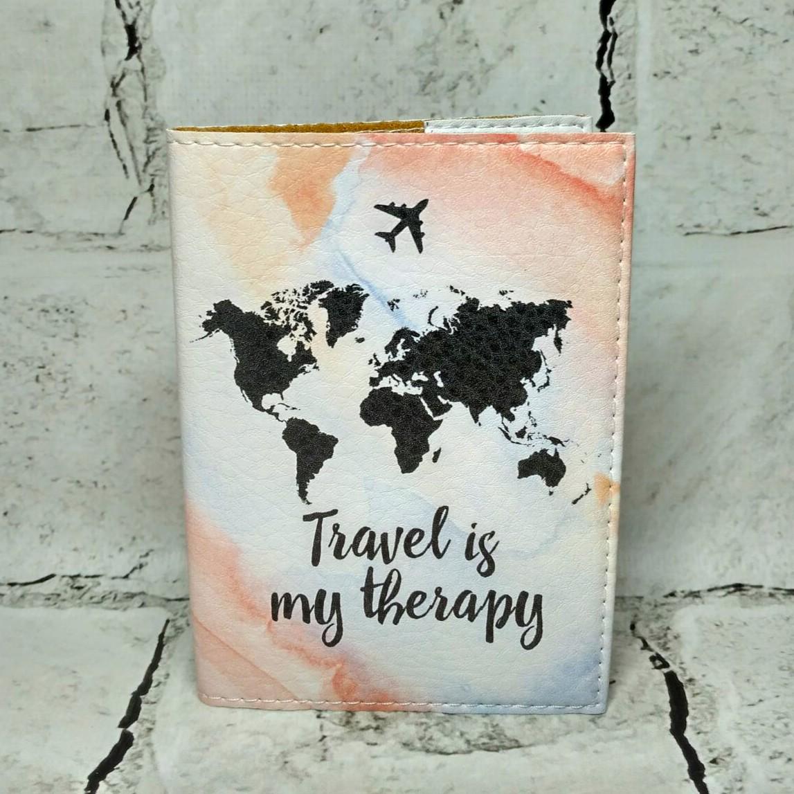 Обложка для паспорта Travel экокожа 9,5х13,5 см (023) Обложка для паспорта Travel экокожа 9,5х13,5 см (023)