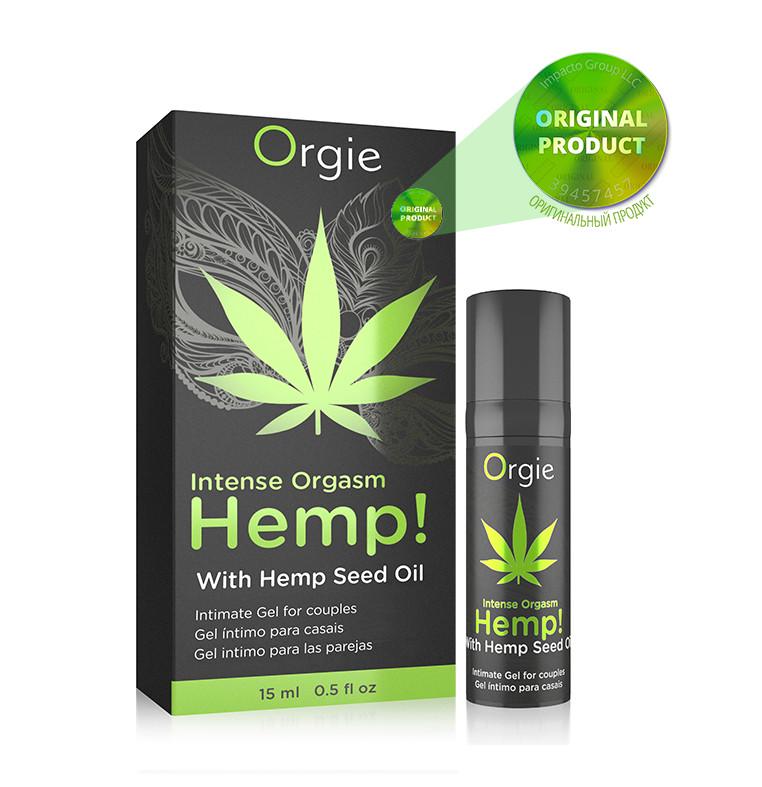 Смазка Orgie Intense Orgasm Hemp усилитель оргазма с маслом каннабиса - фото 3