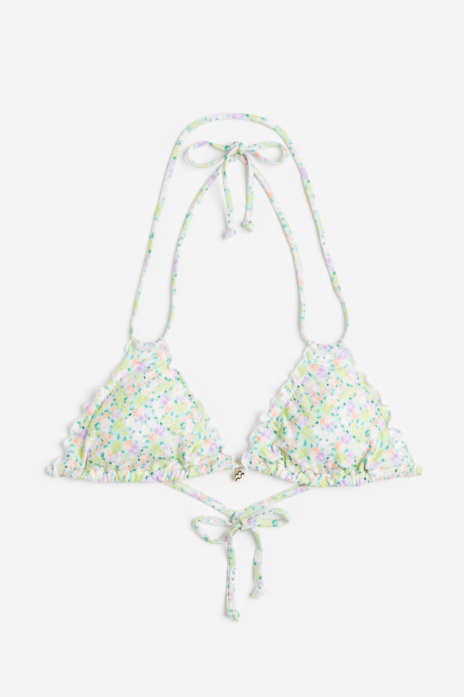 Ліф купальний H&M р. 40 Біло-зелений (E27061154558)