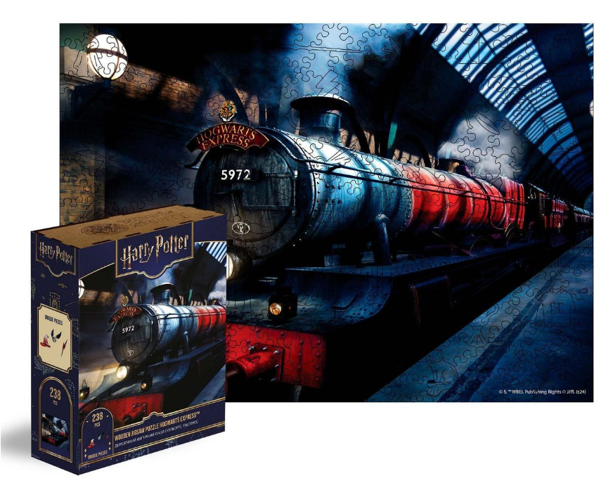 Пазл деревянный фигурный Woods Story Гарри Поттер Серия Хогвартс Експресс