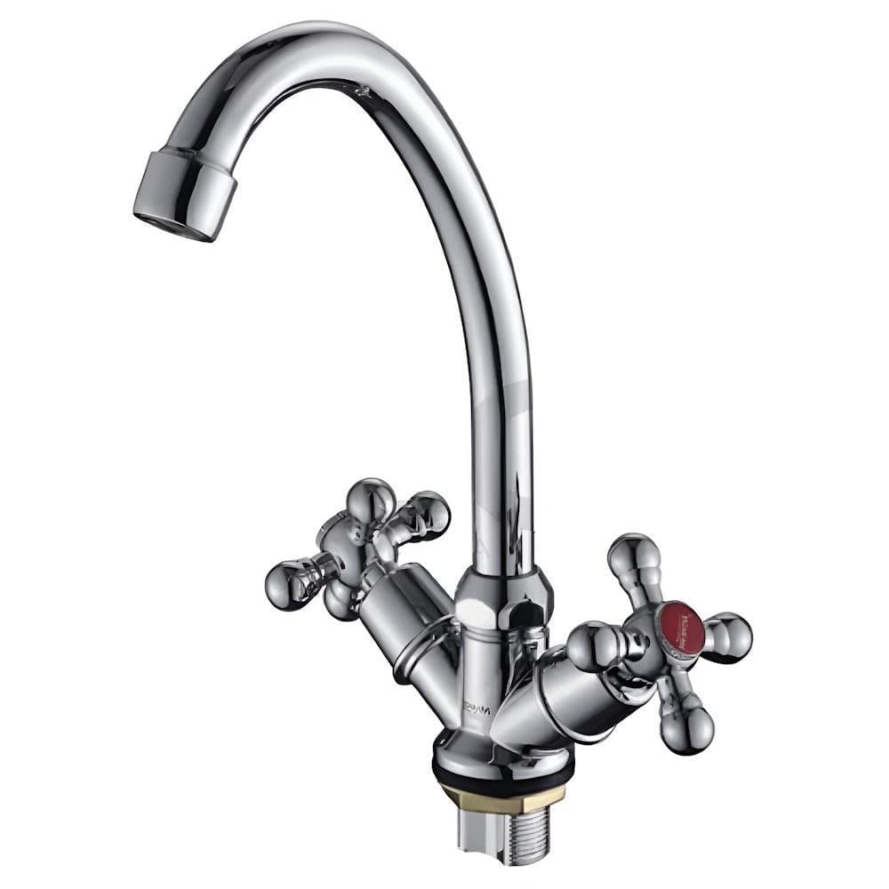 Смеситель Hi-non KQC-596 для двухвентильной мойки (AKD48722)