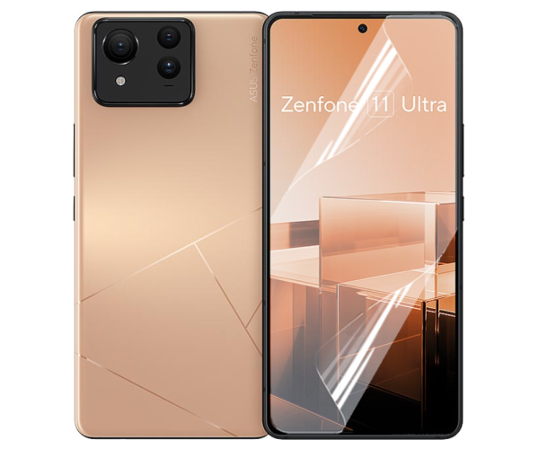 Противоударная гидрогелевая пленка Hydrogel Film для Asus Zenfone 11 Ultra, Transparent