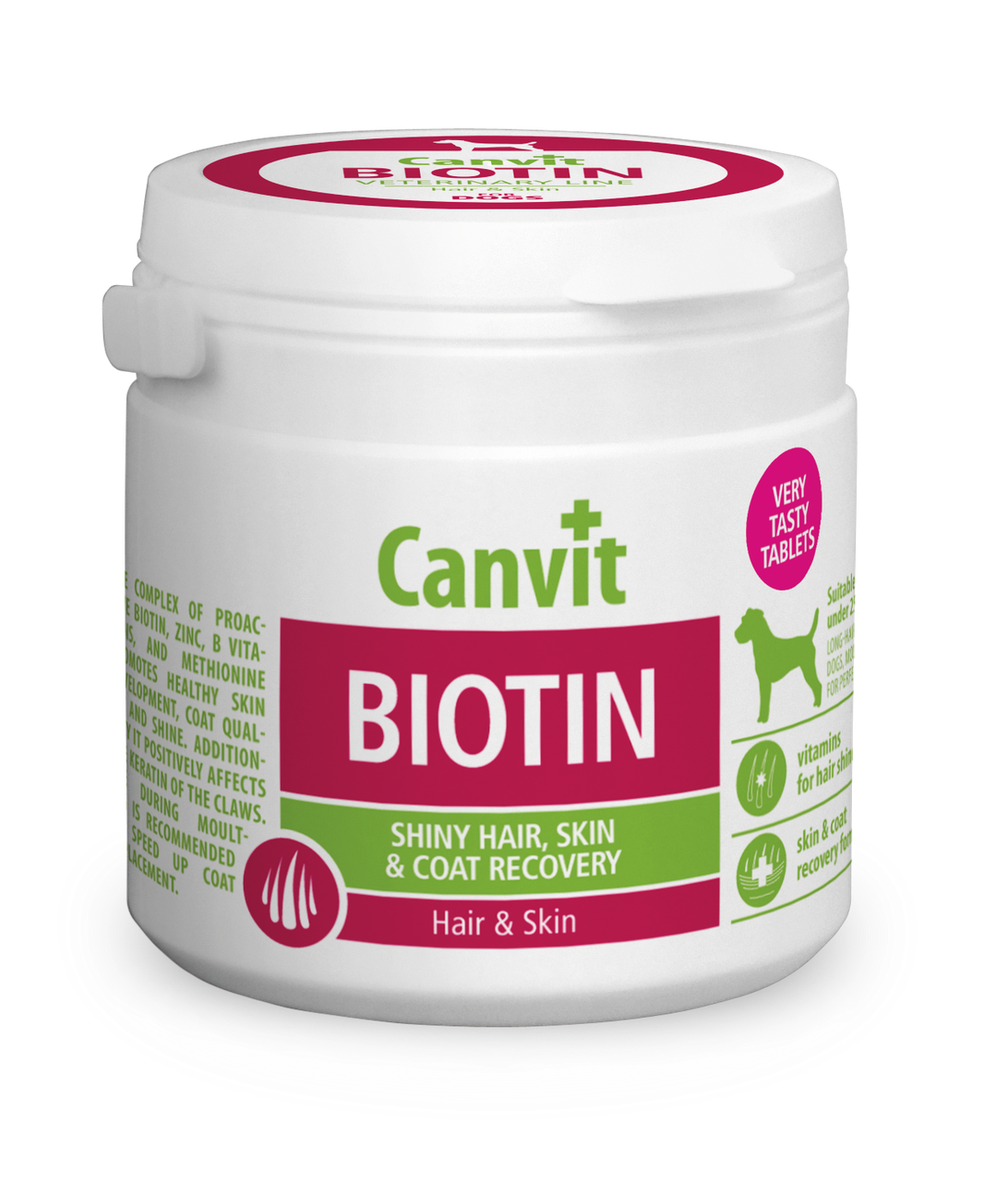 Добавка витаминная для собак Canvit Biotin для кожи/шерсти/когтей до 25 кг таблетки 230 г (can50714)