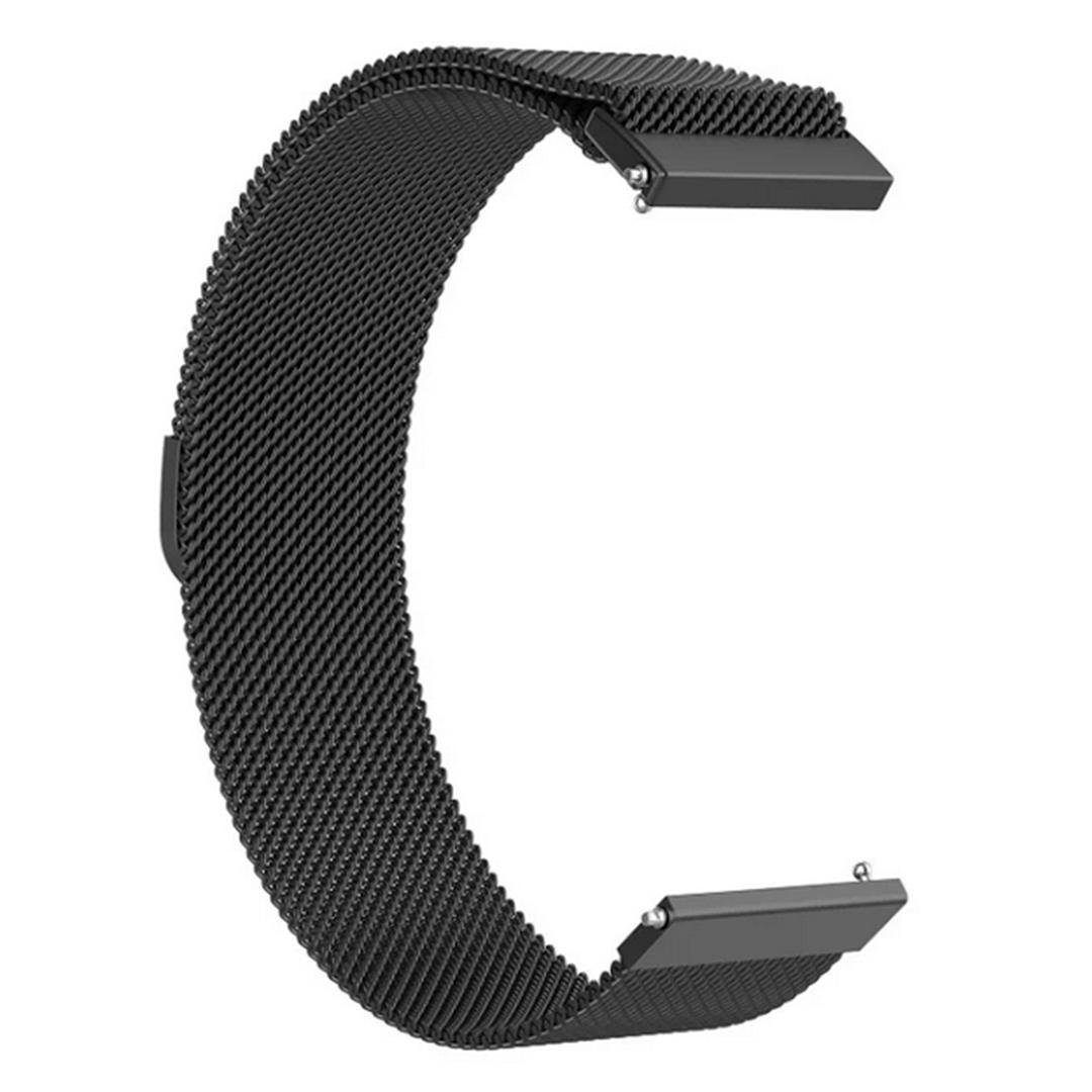 Ремешок металлический Milanese Loop для Xiaomi Redmi Watch 5 Lite 22 мм Черный (ECR_8861) - фото 2