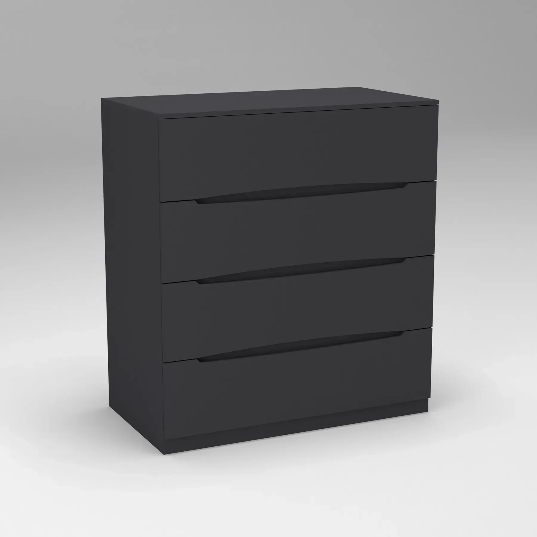 Комод с ящиками Kontinent Дельта №1 109х61х120 см Антрацит (59048680) - фото 4 Комод с ящиками Kontinent Дельта №1 109х61х120 см Антрацит (59048680) - фото 4