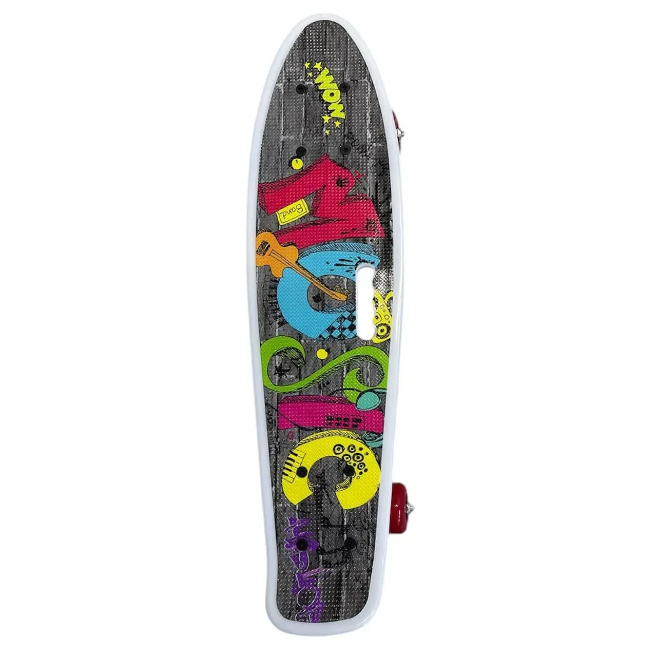 Пенниборд с ручкой для переноски с матовыми колесами (26844618) - фото 3