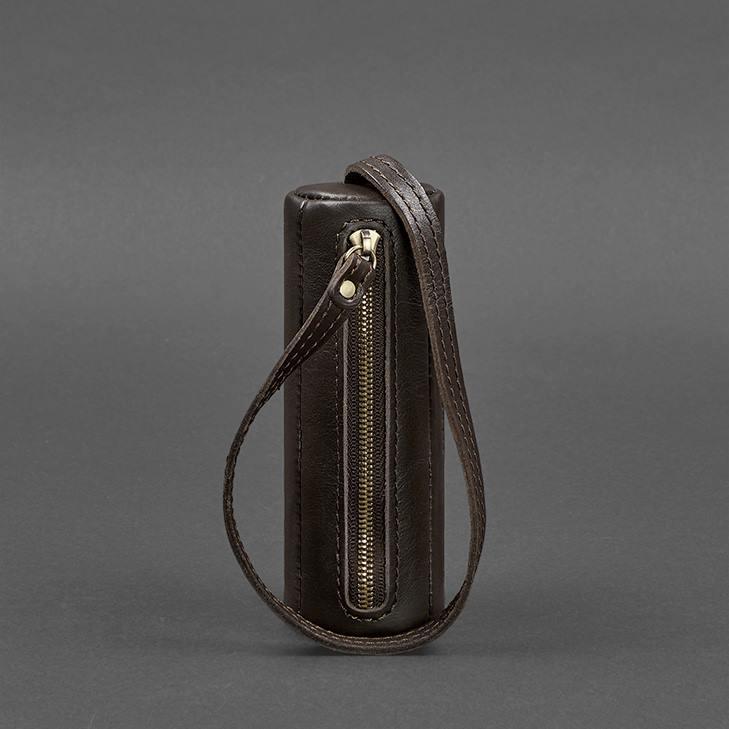 Ключница кожаная 3.0 Тубус Темно-коричневый (A-027209) - фото 5 Ключница кожаная 3.0 Тубус Темно-коричневый (A-027209) - фото 5