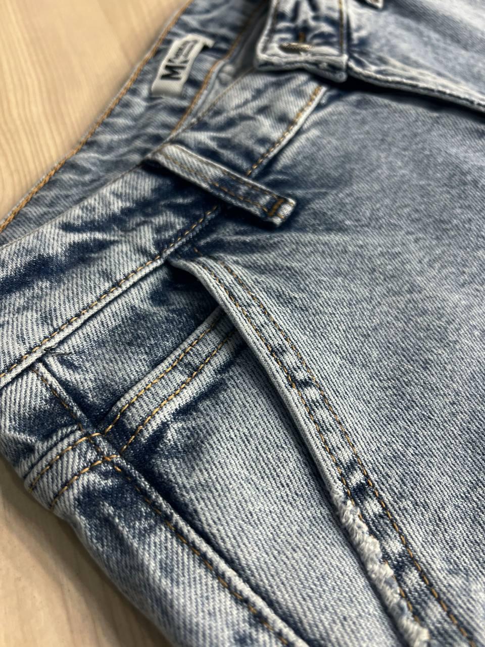 Джинси жіночі Mikaletta 9505 SKATER BALON jeans широкий крій банани косі кишені р. 29 Блакитний (3859) - фото 2 Джинси жіночі Mikaletta 9505 SKATER BALON jeans широкий крій банани косі кишені р. 29 Блакитний (3859) - фото 2