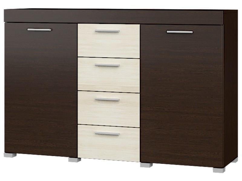 Комод Эверест Британия К-7 1400х380х920 мм Венге/Дуб молочный (ЕВ20089)