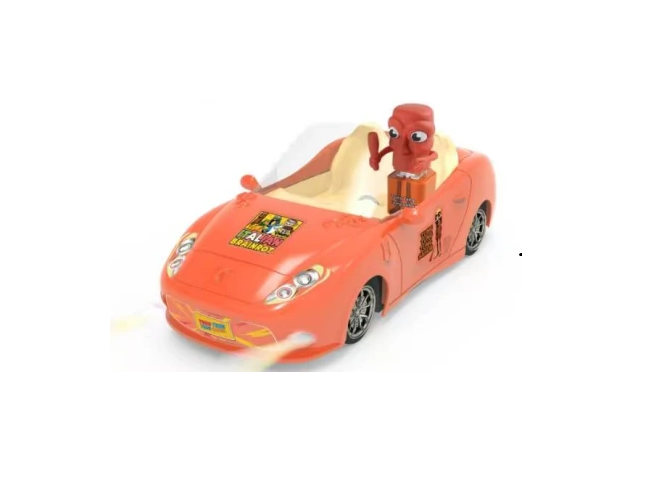 Машинка радиоуправляемая Italian Brain Rot Deluxe R/C Car Tung Tung Tung Sahur Оранжевый (opt-105404)